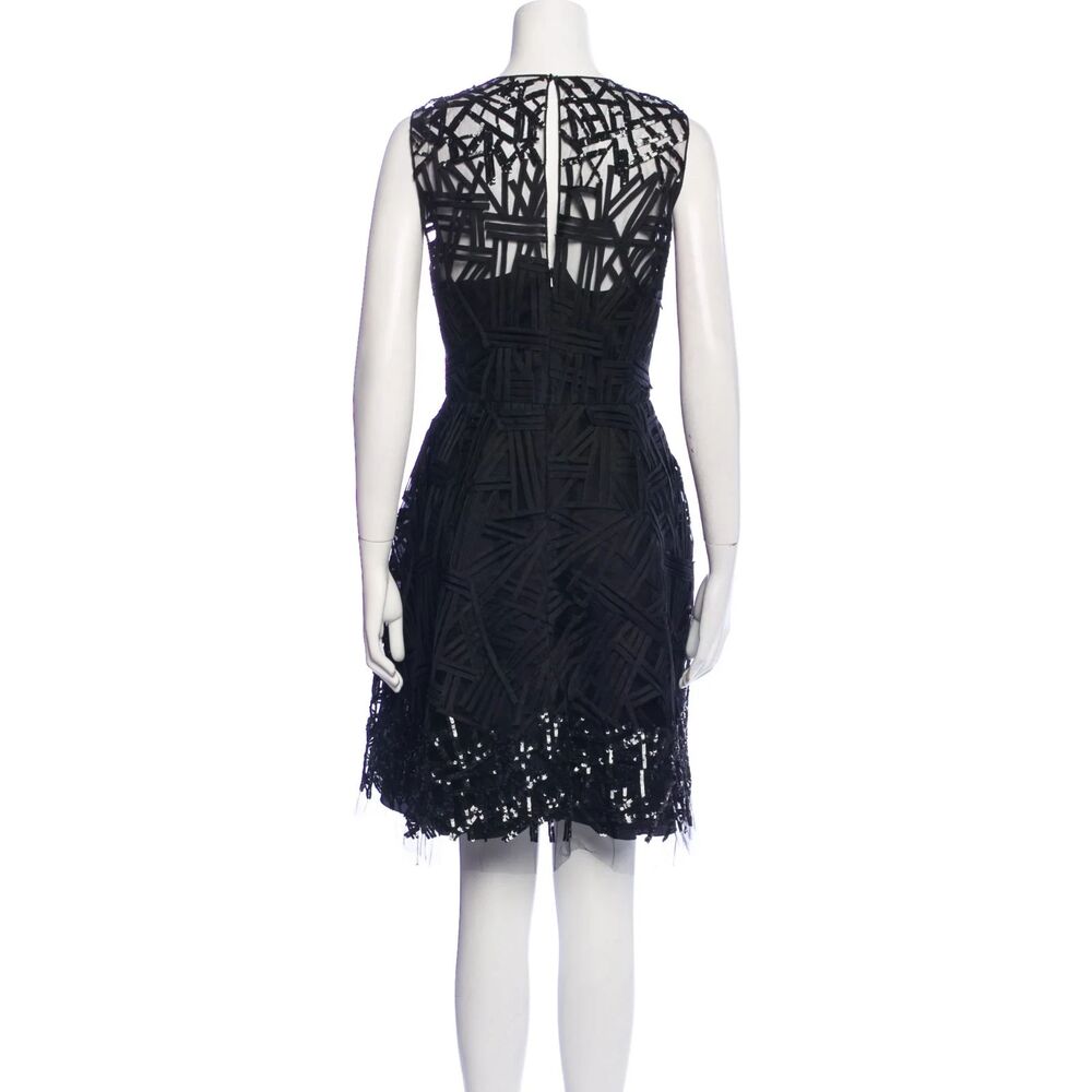 Oscar de la Renta Silk A-Line Dress Size 2 - Picture 6 of 6